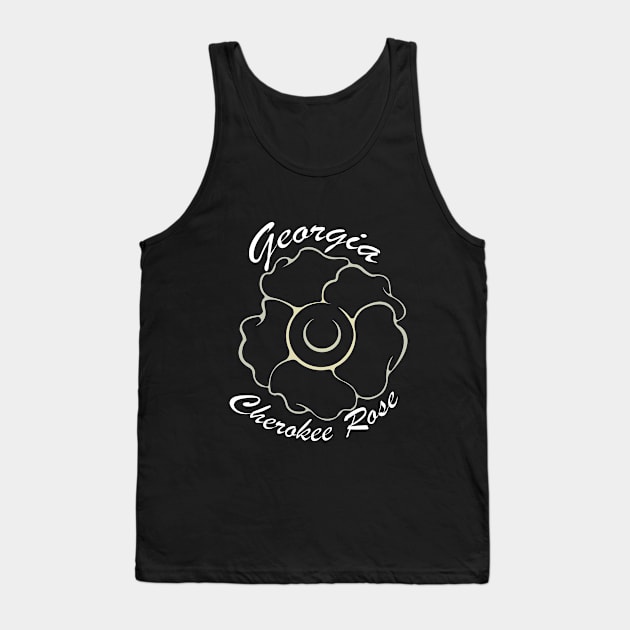 Georgia - Cherokee Rose Tank Top by Noir Fox